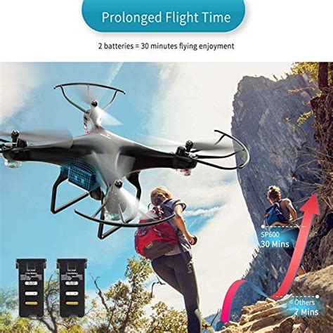 snaptain sp wifi fpv drone  camera  adultsbeginners rc quadcopter  p hd camera