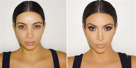 kim kardashian s makeup masterclass before and after