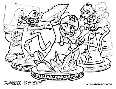 cartoons coloring pages super mario coloring pages