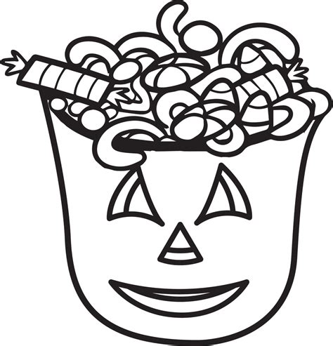 printable halloween candy coloring page  kids supplyme