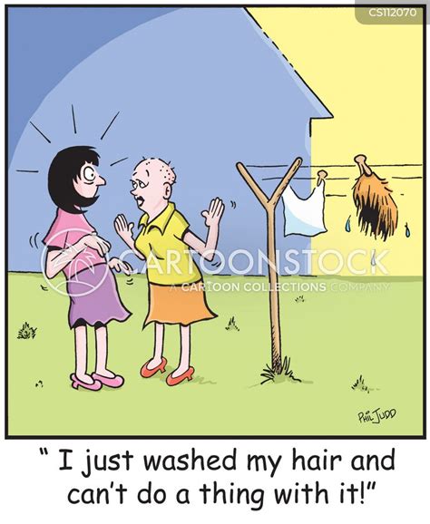 bald woman cartoons and comics funny pictures from cartoonstock