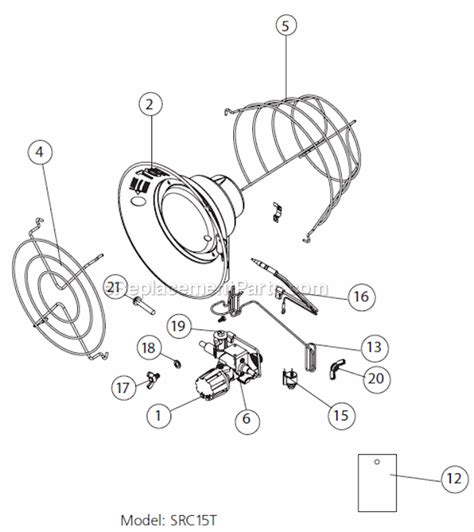 heater srct parts list  diagram ereplacementpartscom