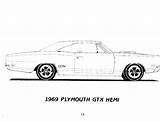 1958 Cadillac sketch template
