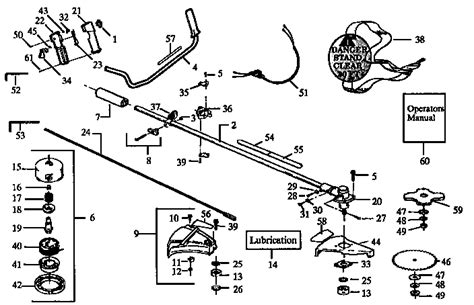 Craftsman Weedwacker Model 316 Parts Diagram