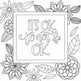 Coloring Pages Printable Inspirational Quotes Motivational Book Adult Quote Zentangle Sheets Etsy Printables Books Mandala Kids Choose Board Sold sketch template