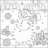 Dots Connect Coloring Snowman Winter Christmas Dot Allowed Commercial Use Pages Join Teacherspayteachers Zahlen Malen Nach Choose Board Printables Worksheets sketch template