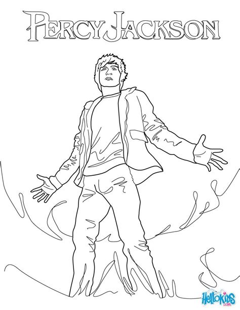 percy jackson coloring pages  lightning thief monster coloring