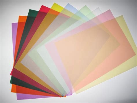 vellum coloured translucent tracing paper    gsm  colours