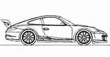 Porsche Ausmalbilder Colorir Ausmalen Carscoloring Desenhar Corrida Malvorlagen Kinder sketch template