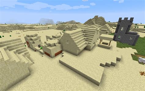 minecraft seed desert temple
