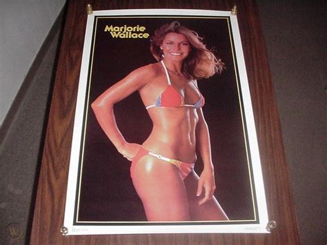 1978 Marjorie Wallace Poster Former Miss World 1973