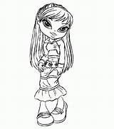 Bratz Coloring Pages Filminspector Characters Main sketch template