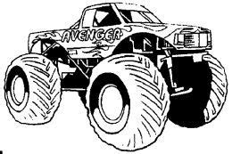monster trucks kids coloring pages   colouring pictures  print