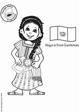 Guatemala Coloring Maya Para Colorear Trajes Del Mundo Dibujos Imagui Pages Tipicos Traje Típicos Edupics Tipico Verjaardag Mexico Seç Pano sketch template