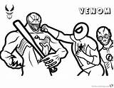 Coloring Venom Pages Spiderman Flash Gordon Fight Against Printable Getdrawings Getcolorings sketch template
