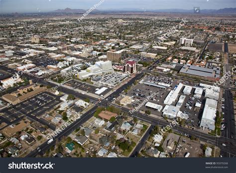 aerial view downtown mesa arizona stock photo  shutterstock