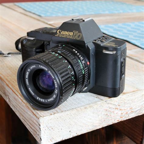 Working Vintage Canon T70 35mm Film Slr By Vintagephotoandco