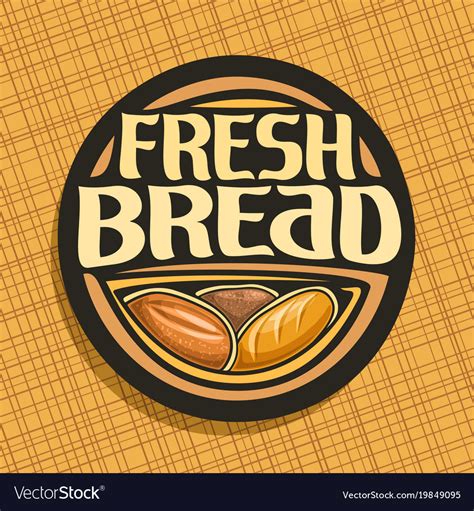 logo  bread royalty  vector image vectorstock