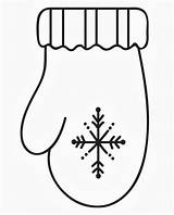 Mitten Moufle Mittens Clipartmag Coloriage Gclipart sketch template