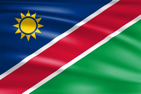 flagge von namibia wagrati