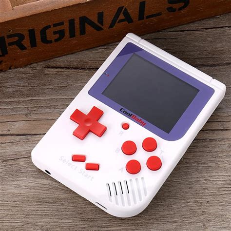 retro portable mini handheld game console   lcd color children game player built
