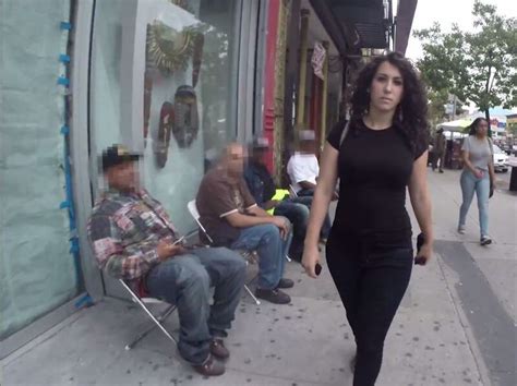 woman in street harassment video i do not feel safe