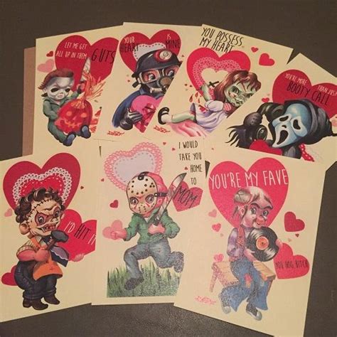 horror valentines day cards   spooky sweetie funny
