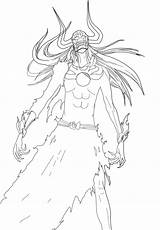 Ichigo Hollow Drawing Coloring Pages Lineart Drawings Getdrawings sketch template