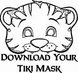 Mask Coloring Pages Tiger Animal Power Ranger Face Printable Drawing Masks Pj Line Eagle Superhero Bald Getdrawings Clipart Rangers Zoo sketch template