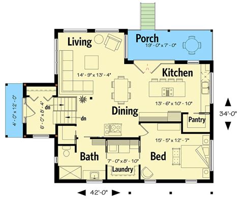 modern home plan   floor master suite dr architectural designs house plans