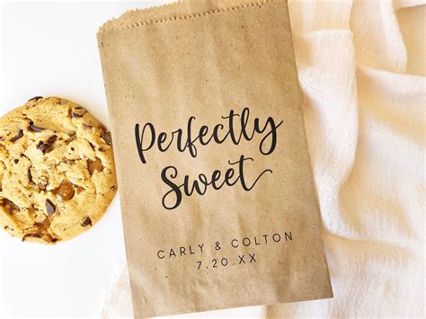 wedding favor bags cookie bags favor bags personalized etsy