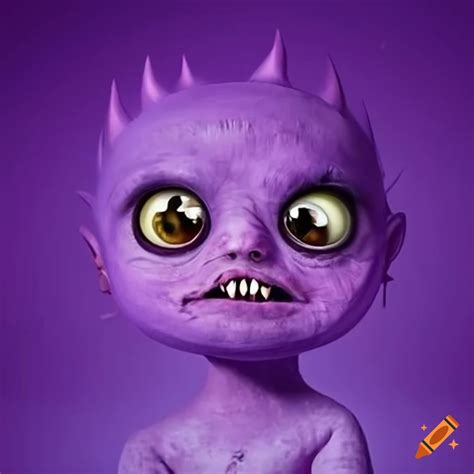 Purple Little Monster On Craiyon
