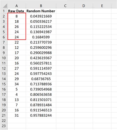 how to select a random sample in excel step by step