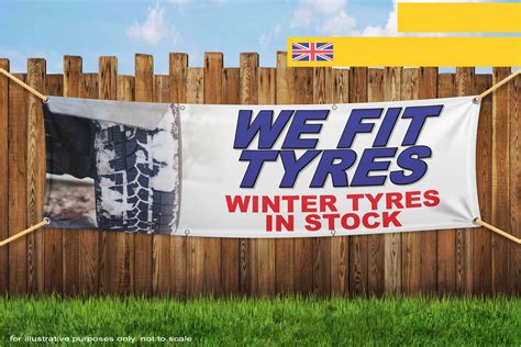 fit tyres winter tyres  stock garage diy signwriting