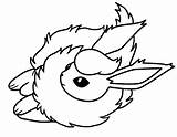 Flareon sketch template