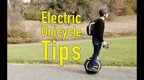 tips  learn  ride  electric unicycle youtube