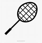 Badminton Racket Clipart Coloring Clipartkey sketch template