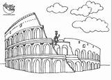 Bedtime Jetpack Colosseum sketch template