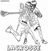 Lacrosse sketch template