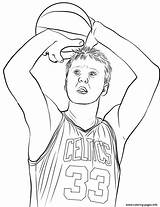 Coloriage Celtics Lebron Kolorowanka Drukuj sketch template