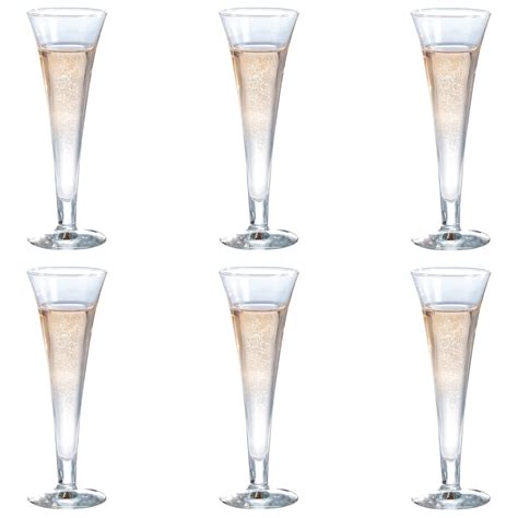 champagne glasses modern glass flutes prosecco sparkling wine stemless ml  ebay