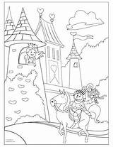 Fairy Coloring Pages Tale Tail Printable Print Castle Getcolorings Color Getdrawings Colorings sketch template