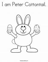 Coloring Peter Cottontail Pages Easter Bunny Am Hoppy Kindergarten Getcolorings Print Printable Twistynoodle Change Template sketch template