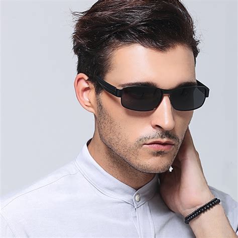 men s polarized sunglasses classic small frame sunglasses driving