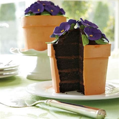 top  recipes  pot plant cakes