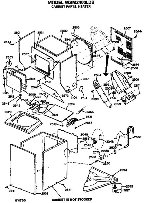 ge stackable washer dryer schematic