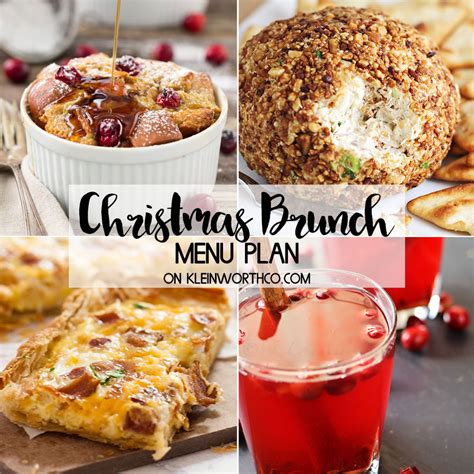 christmas brunch menu plan taste   frontier