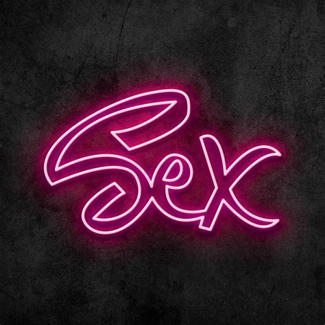 Sex Neon Sign Canvas Freaks