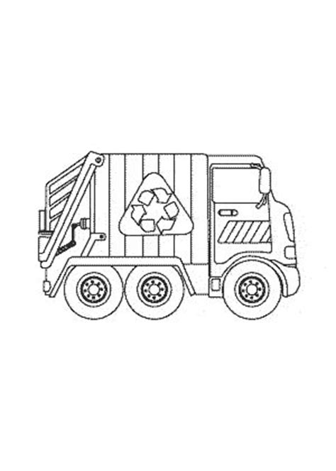 garbage truck transportation coloring pages  kids printable