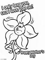 Coloring Pages Mothers Disney Happy Getdrawings sketch template